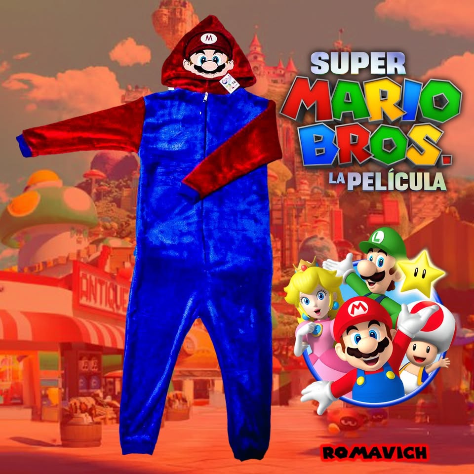 Kigurumi O Pijama Térmica Mario Bros