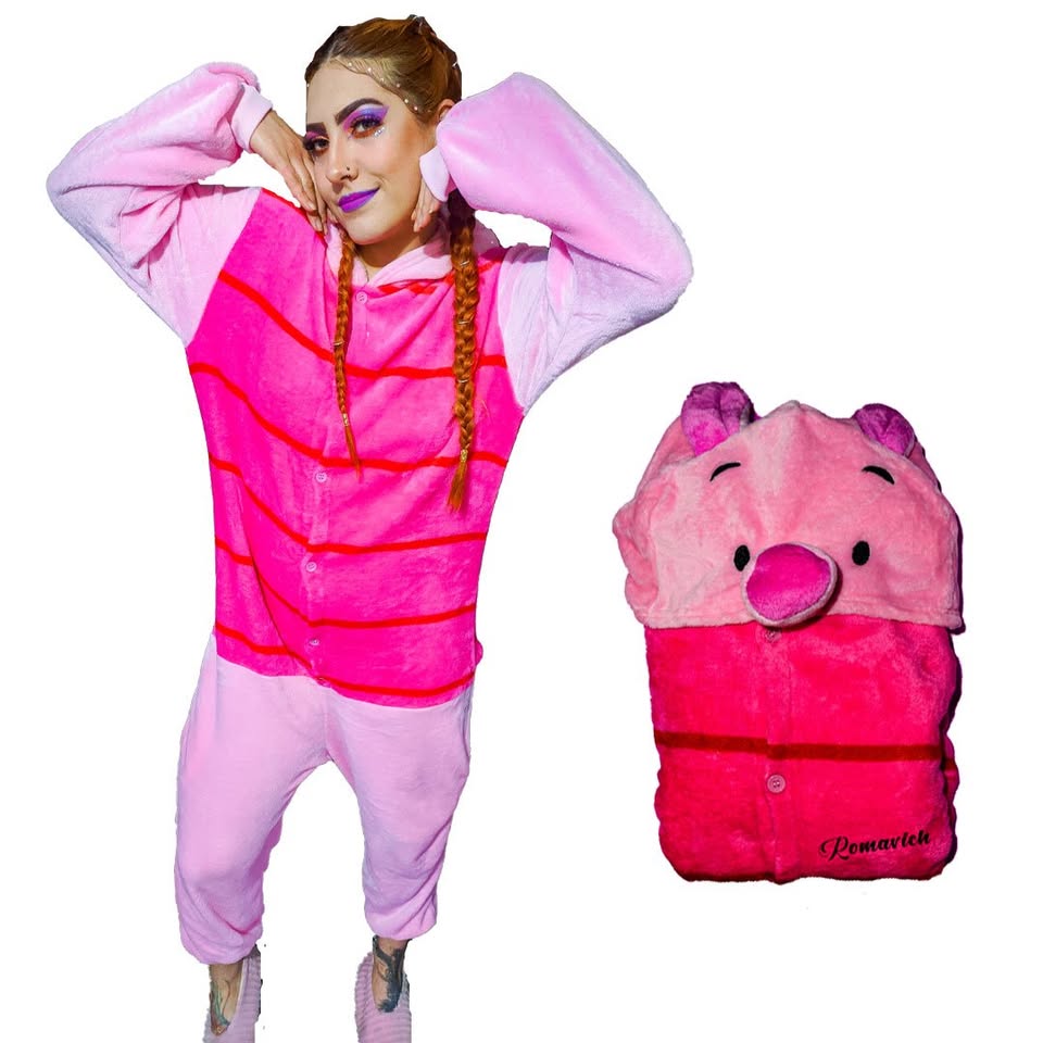 Kigurumi O Pijama Térmica Piglet