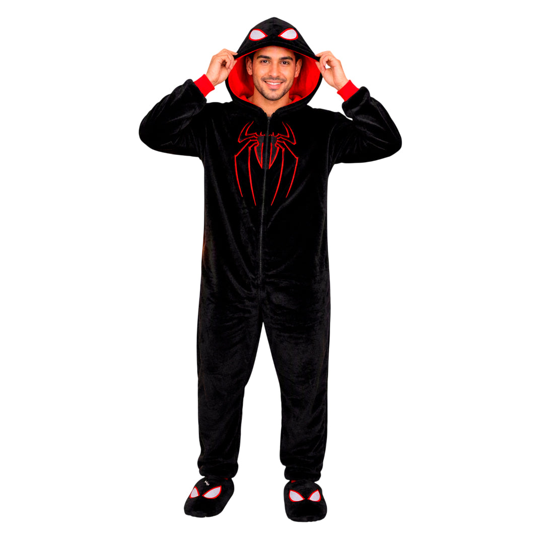 Kigurumi O Pijama Térmica Spider-Man Noir Negro